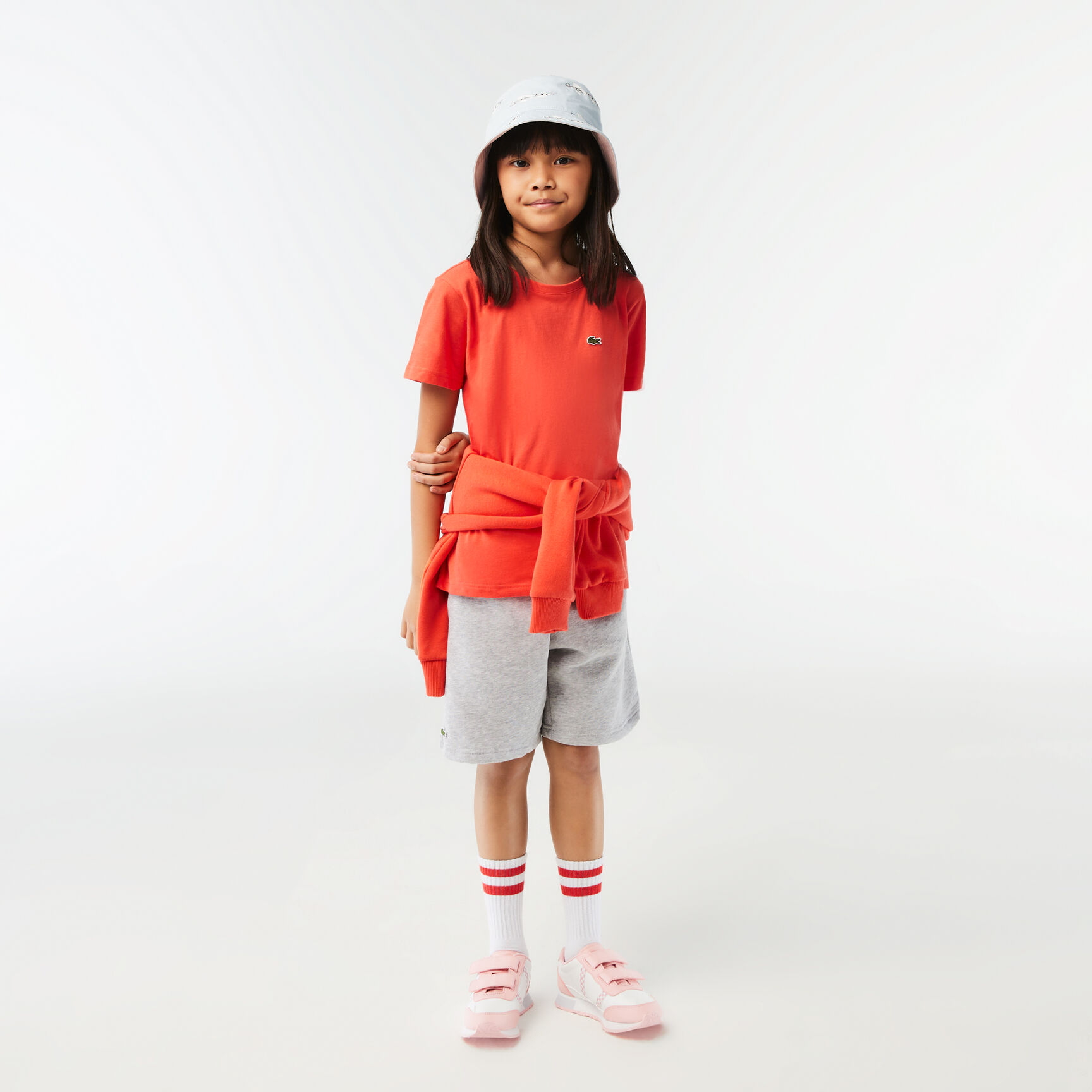 تيشيرت قطن جيرسيه بفتحة رقبة مستديرة للأطفال تيشيرت قطن جيرسيه بفتحة رقبة مستديرة للأطفال