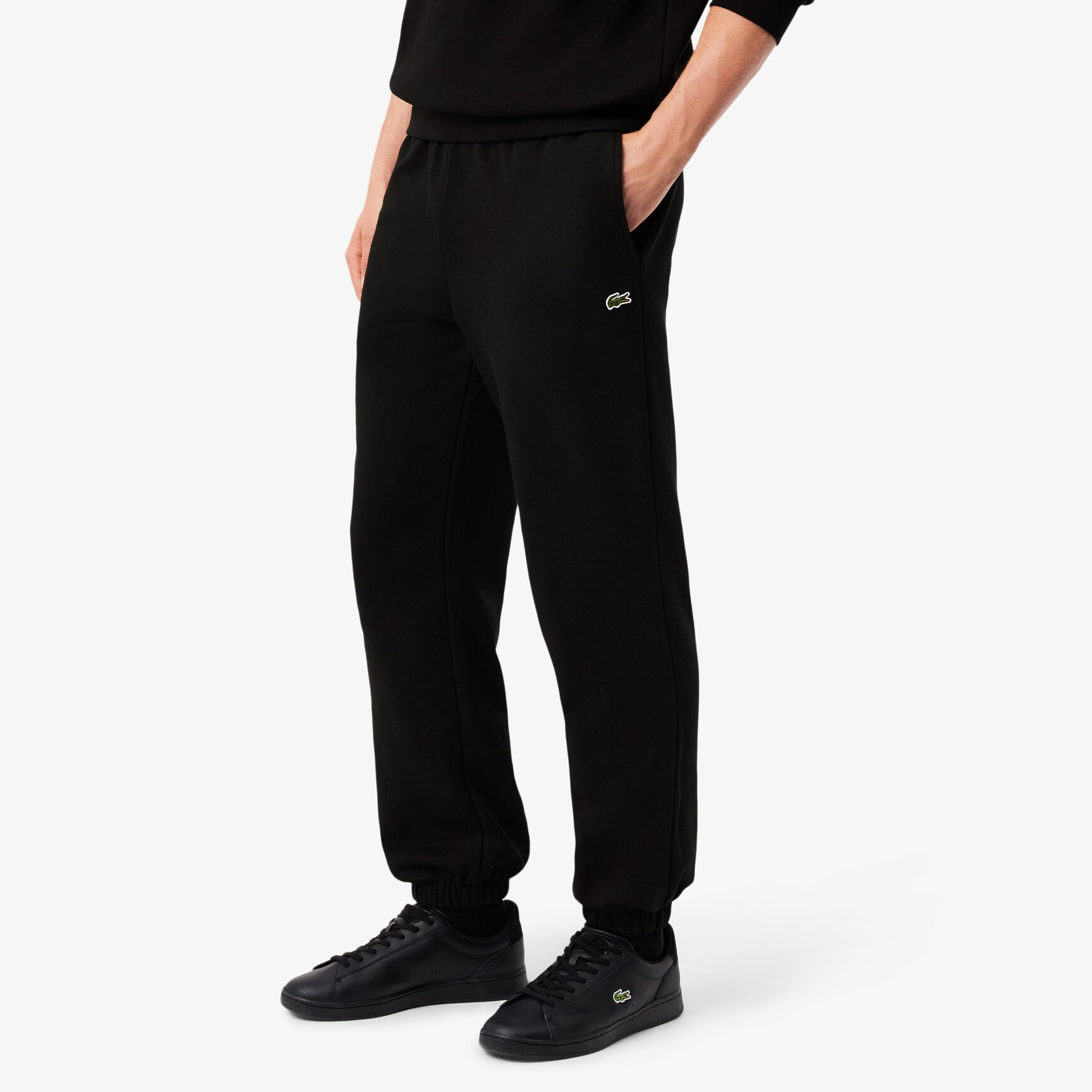 بنطال رياضي لاكوست صوف ناعم مقسم بألوان للرجال Men's Lacoste Brushed Fleece Jogger Trackpants - XH9610-00-031