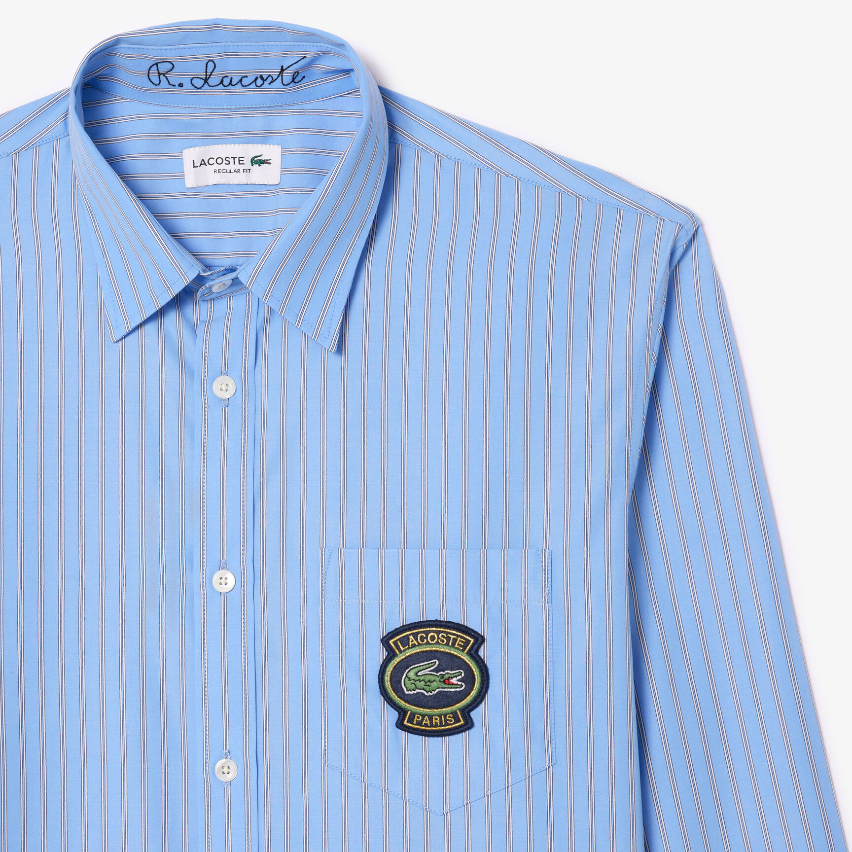 Striped Shirt with Badge - CH7212-00-E7B