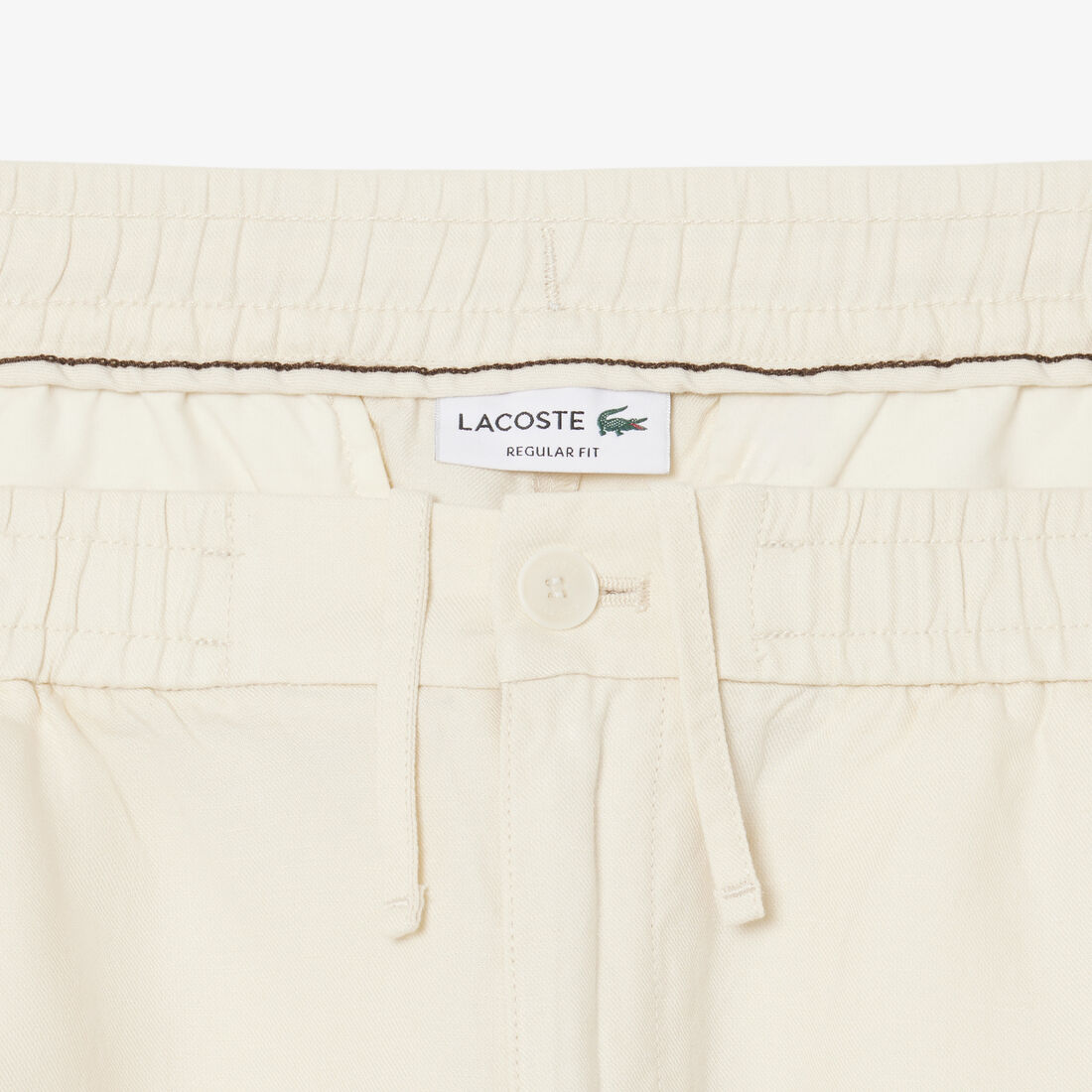 شورت من قماش التويل المصنوع من مزيج الكتان، بقصة عادية Regular Fit Linen Blend Twill Shorts - GH2628-00-056