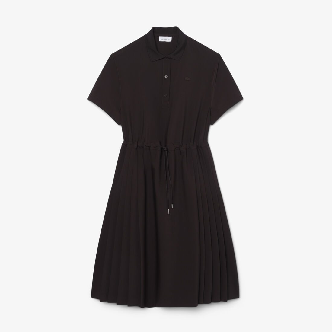 Wool blend Pleated Polo Dress - EF0197-00-3LA