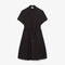 lacoste wool blend pleated polo dress