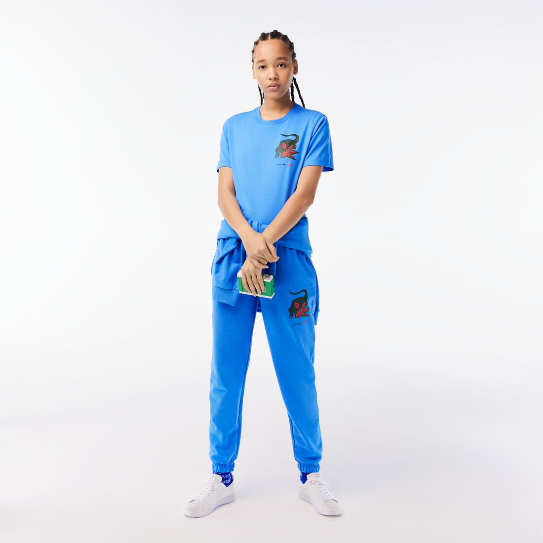 تيشيرت قطن جيرسيه عضوي للنساء مجموعة Lacoste x Netflix تيشيرت قطن جيرسيه عضوي للنساء مجموعة Lacoste x Netflix