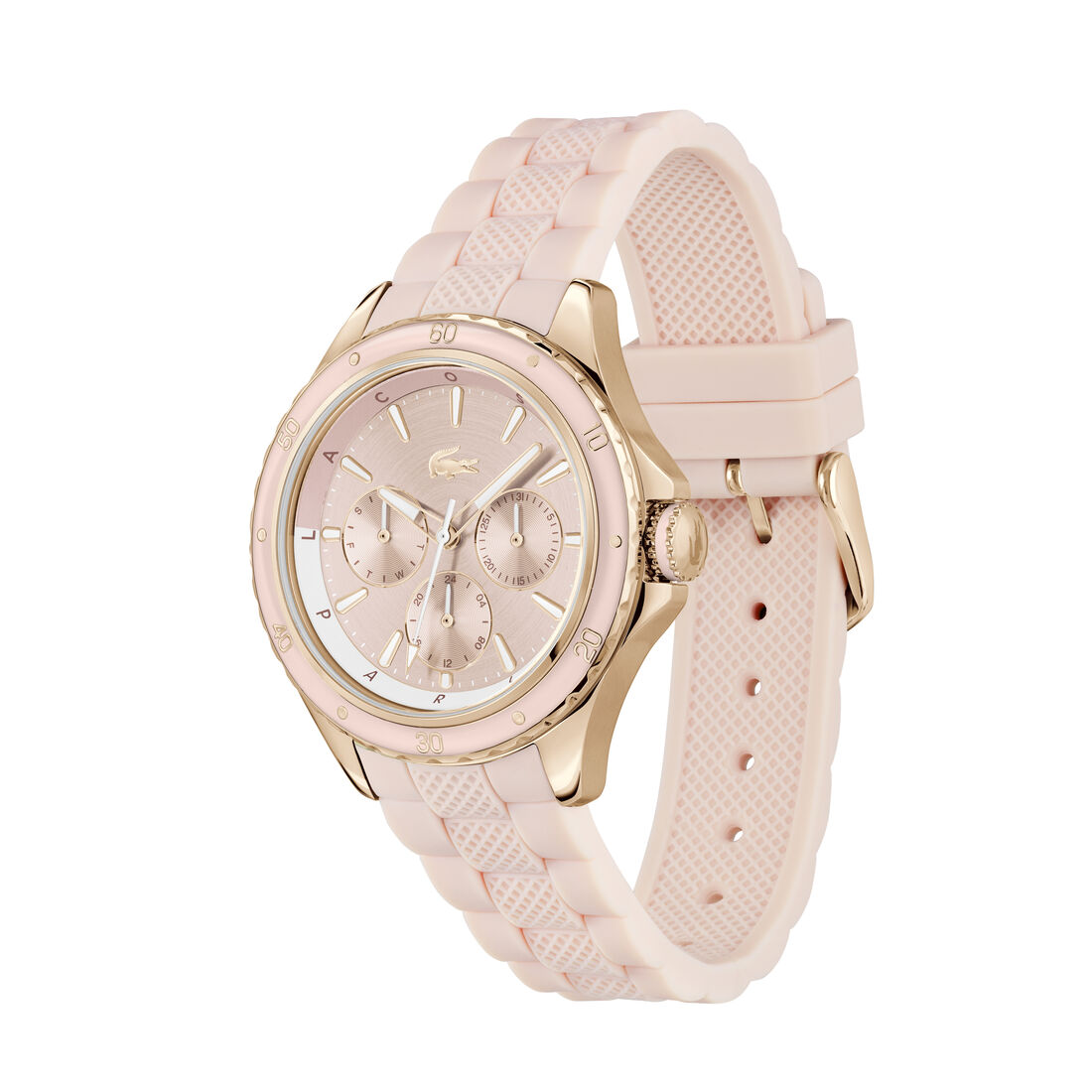 ساعة Santorini بسوار سيليكون بلون Blush Santorini Blush Silicone Watch - 2001457-BLUSH