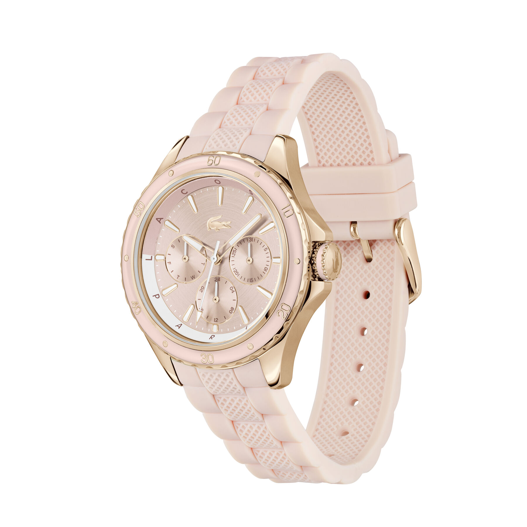 ساعة Santorini بسوار سيليكون بلون Blush Santorini Blush Silicone Watch - 2001457-BLUSH