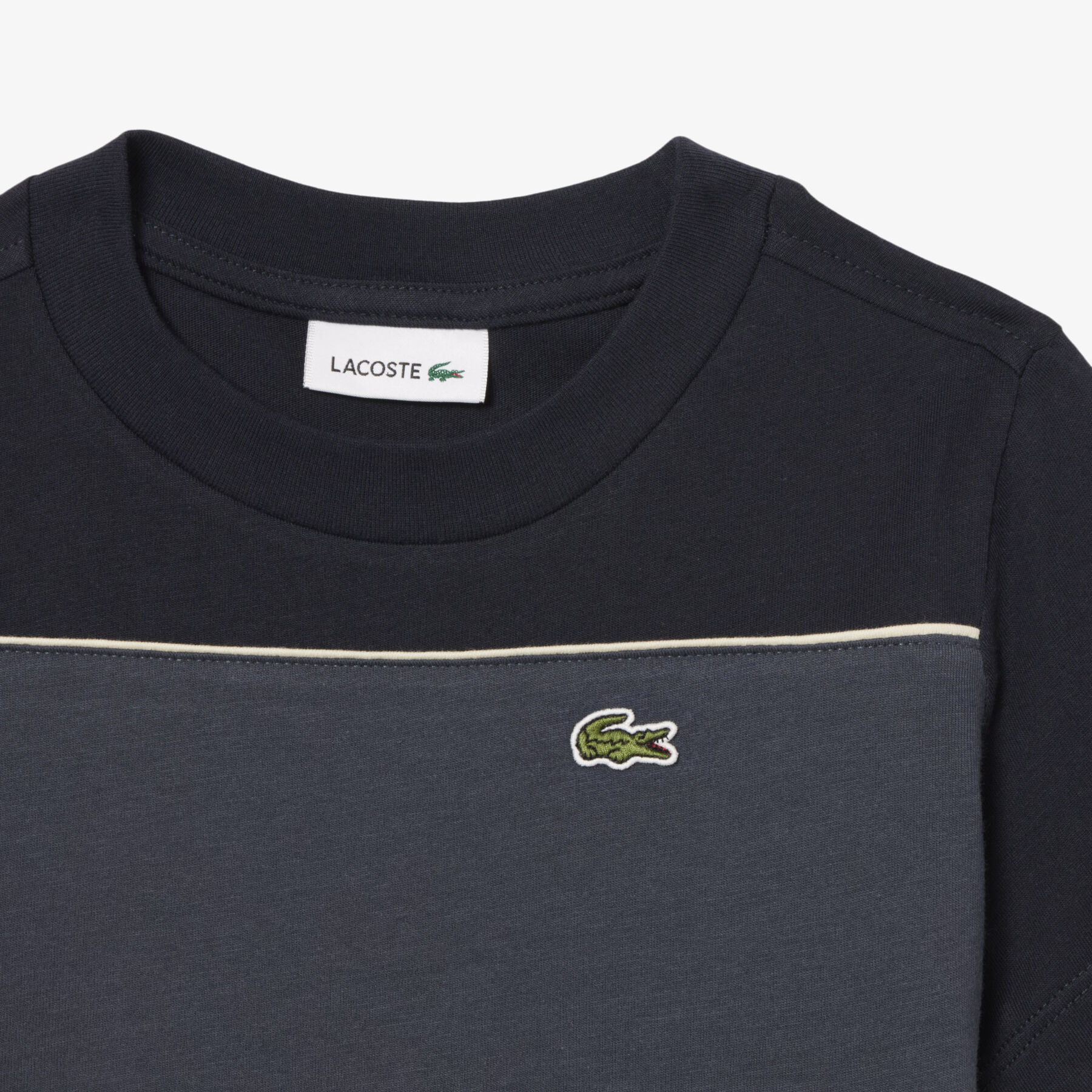 Cotton Colour-Block T-shirt - TJ6918-00-350