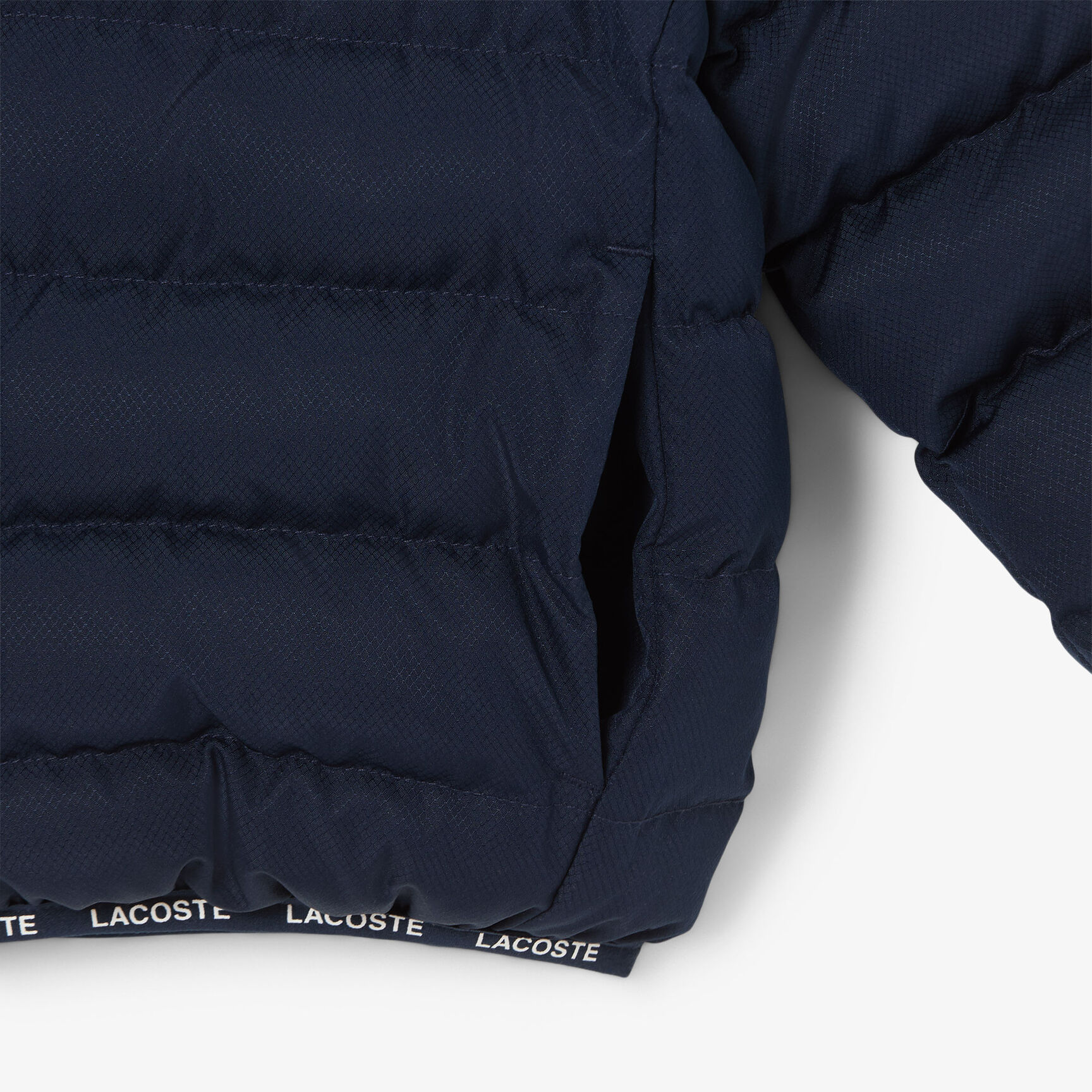 Hooded Diamond Taffeta Puffed Jacket - BJ0980-00-166