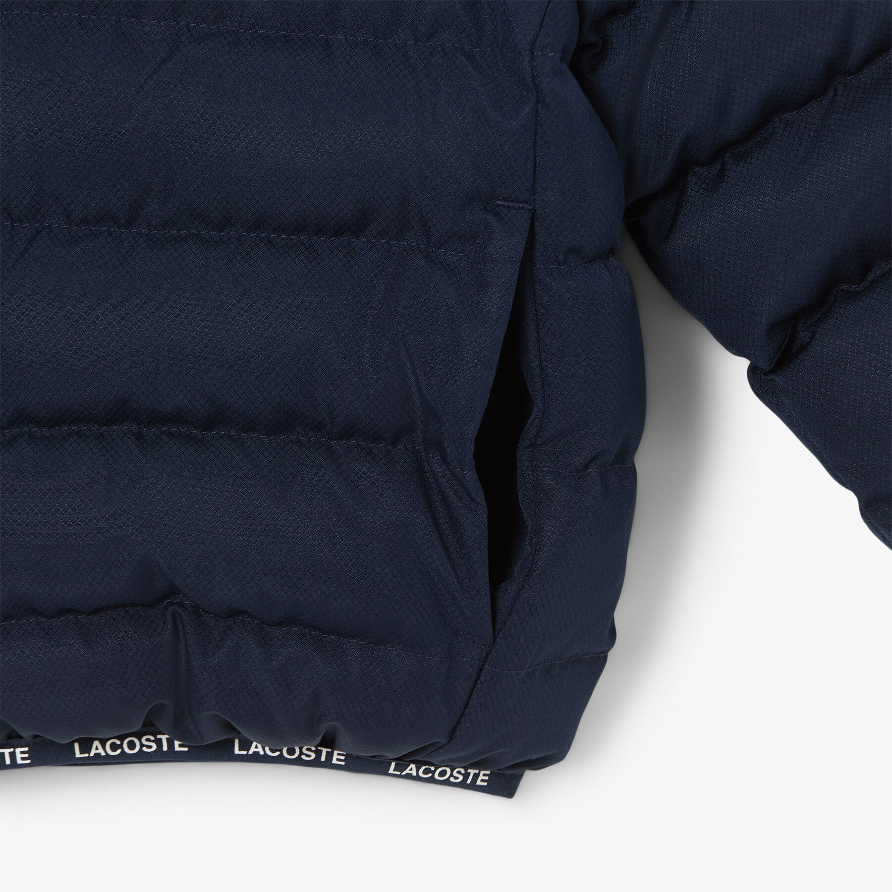 Hooded Diamond Taffeta Puffed Jacket - BJ0980-00-166