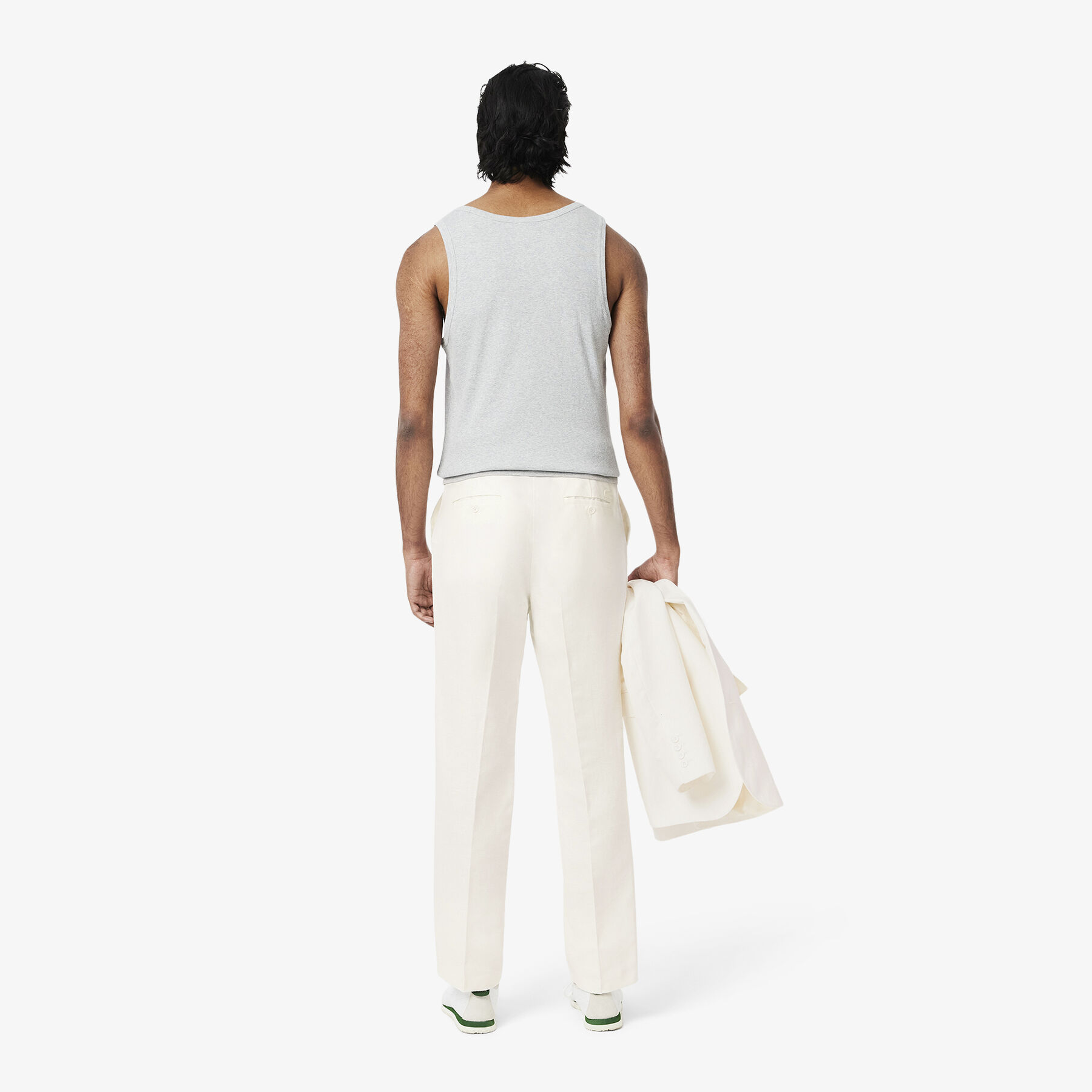 Regular Fit Linen Suit Pants lacoste regular fit linen suit pants