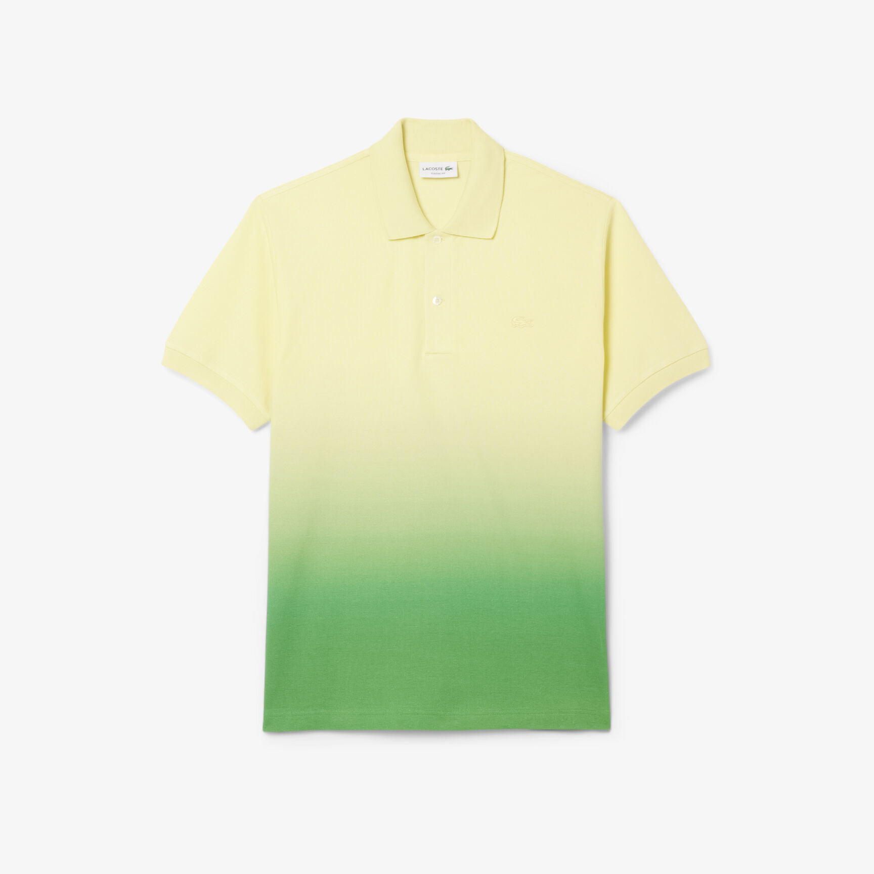 Classic Fit Ombre Print L.12.12 Polo Shirt Classic Fit Ombre Print L.12.12 Polo Shirt - PH0740-00-GZI