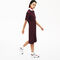 Women's Full Zip Flowy Polo Dress lacoste women s full zip flowy polo dress