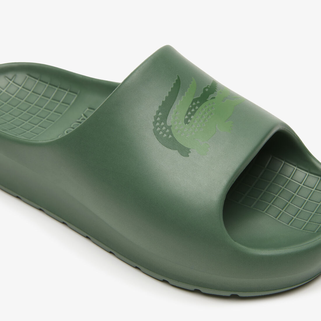 شبشب لاكوست كروكو 2.0 إيفو من خامات صناعية للنساء Women's Lacoste Croco 2.0 Evo Synthetic Slides - 45CFA0005-GG2