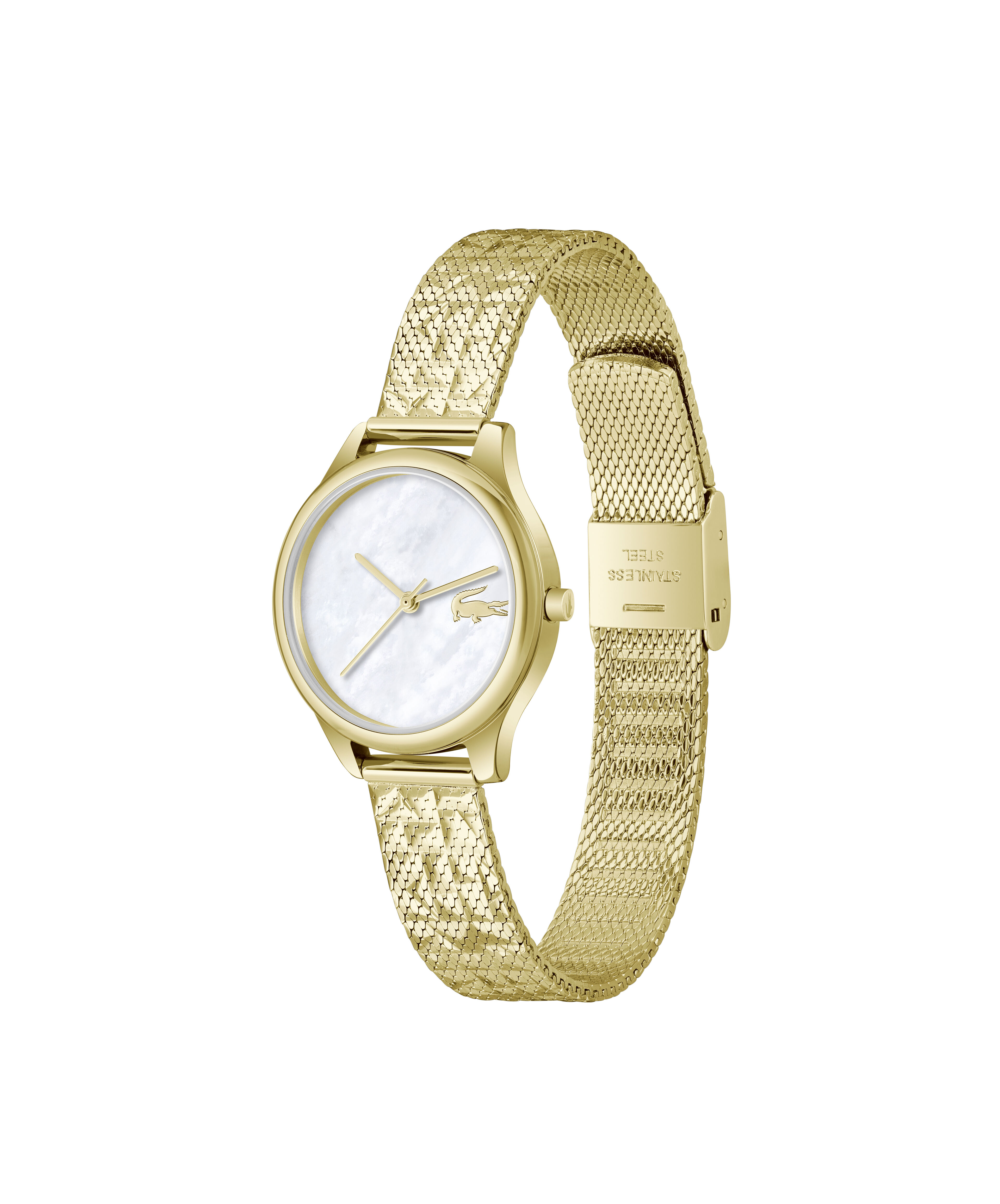 Thin Gold-plated Steel Women's Watch