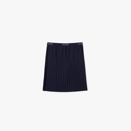 Girls' Lacoste Pleated Jersey Skirt