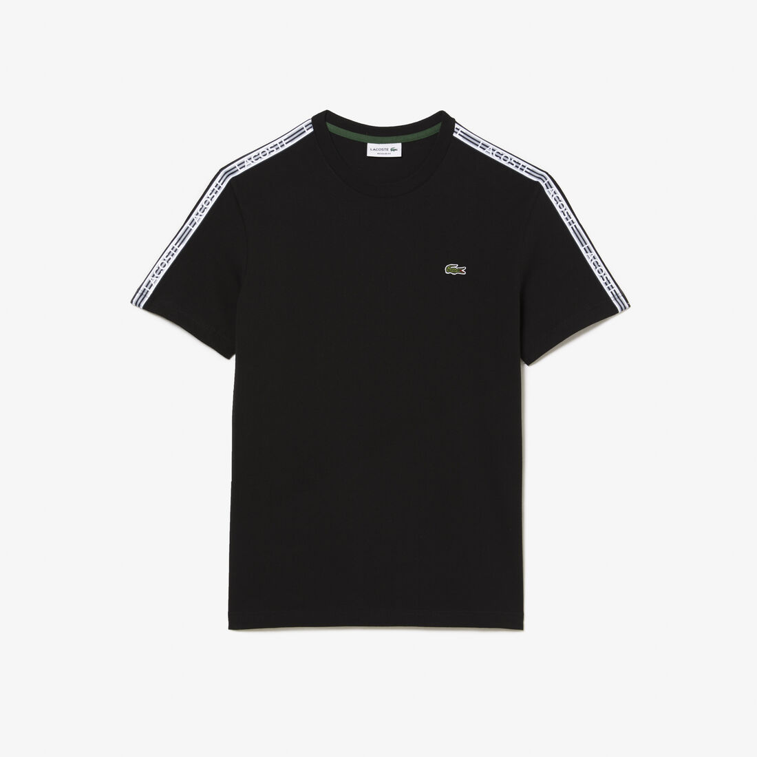 Men's Lacoste Regular Fit Logo Stripe T-shirt Men's Lacoste Regular Fit Logo Stripe T-shirt