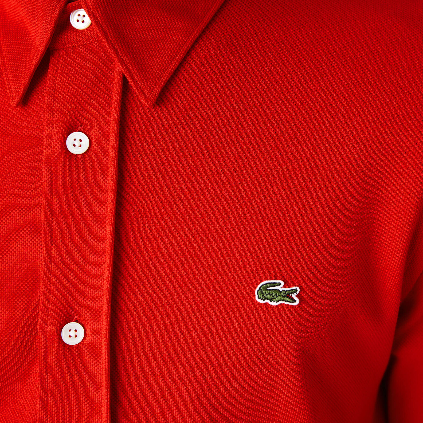 men s lacoste slim fit cotton pique shirt