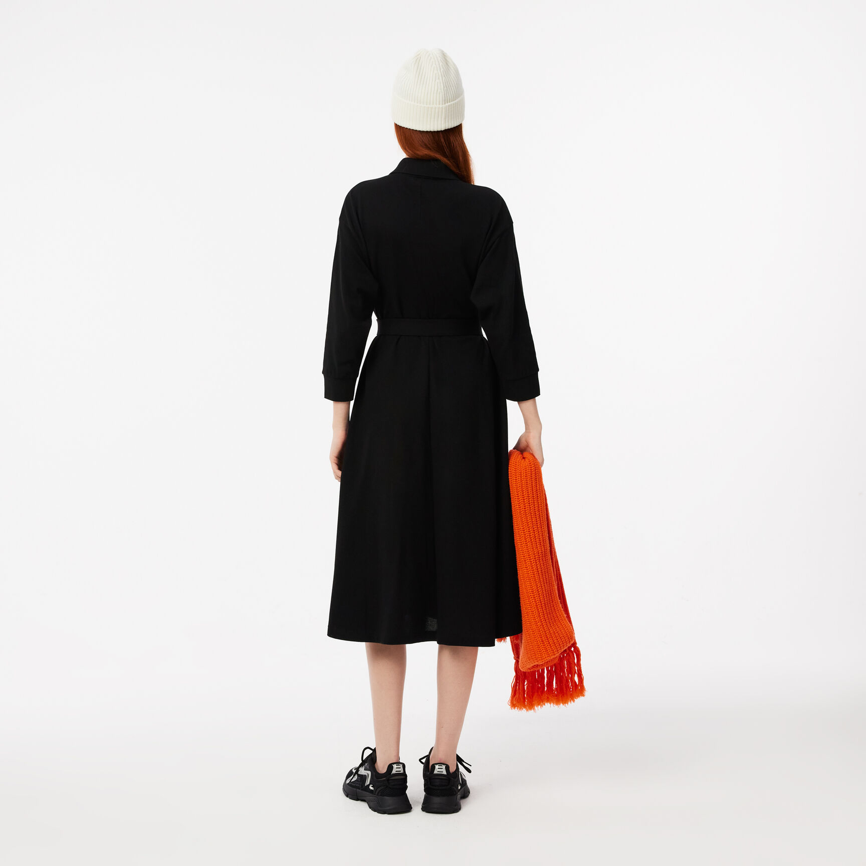 3/4 Sleeve Cotton Pique Polo Dress - EF0850-00-031