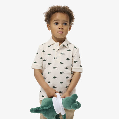 Printed Petit Pique Polo Shirt