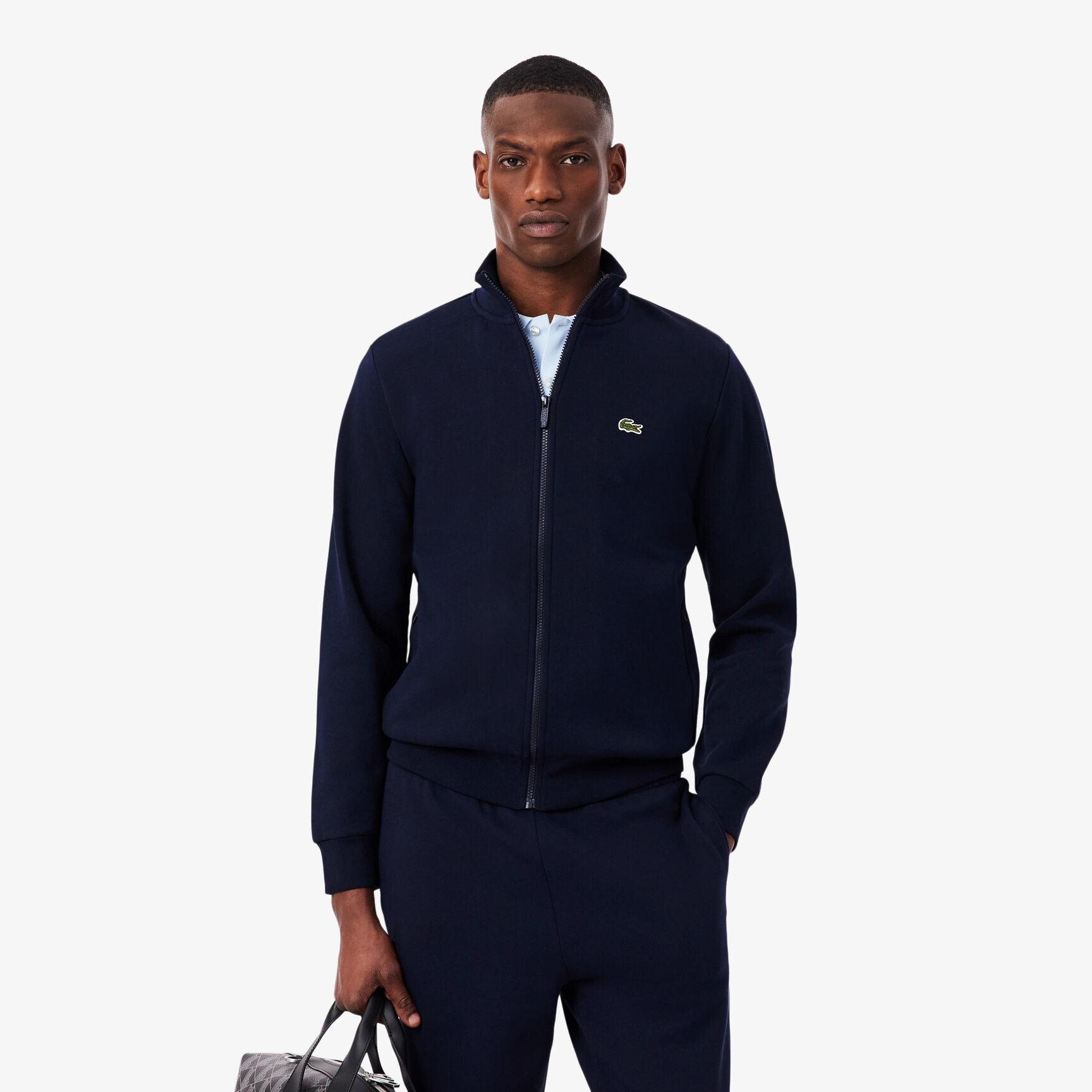 Zip-Up High Neck Fleece Sweatshirt - SH9622-00-166