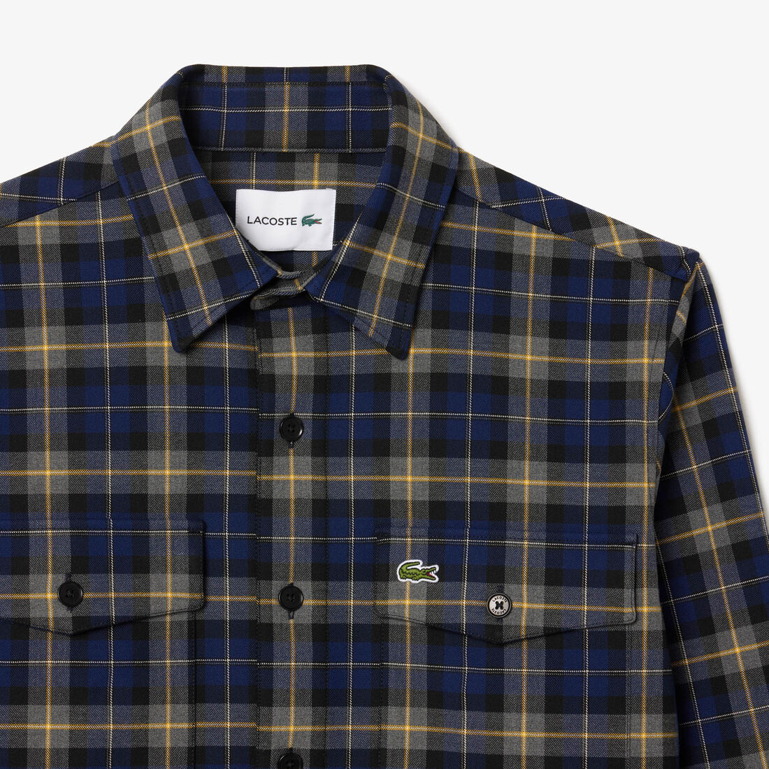 قميص مربعات كبير الحجم Oversize Checked Overshirt - CH3475-00-QRN