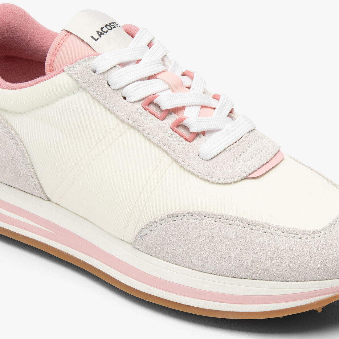 حذاء رياضي نسائي ذو نعل مخطط على شكل حرف L Women's L-Spin Stripe Sole Trainers - 47SFA0018-06C
