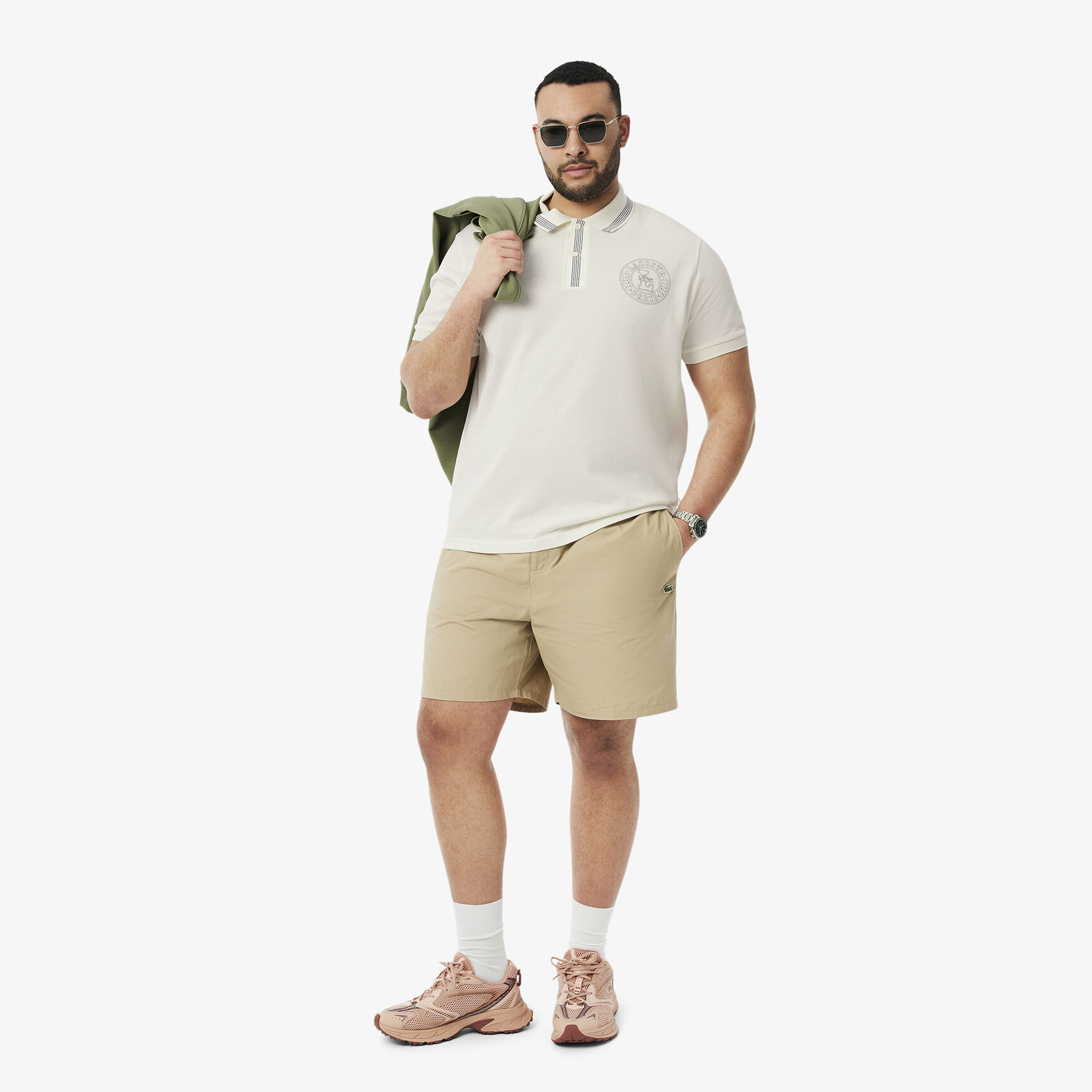 Regular Fit L.12.12 Badge Print Polo Shirt - PH9960-00-ARS