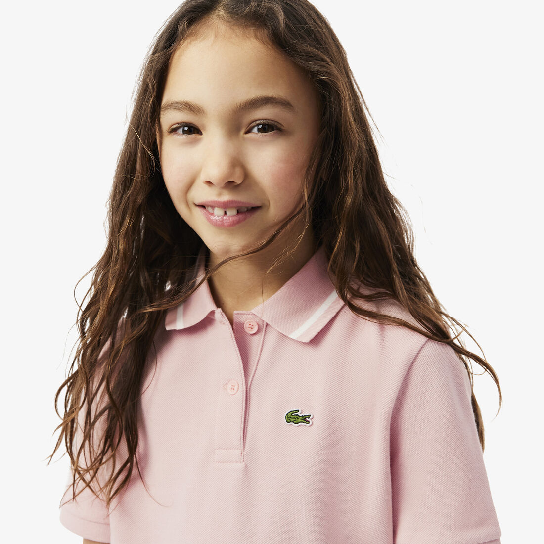 قميص بولو بيتي بيكيه بظهر مطوي Pleat Back Petit Pique Polo Shirt - PJ8439-00-ET7