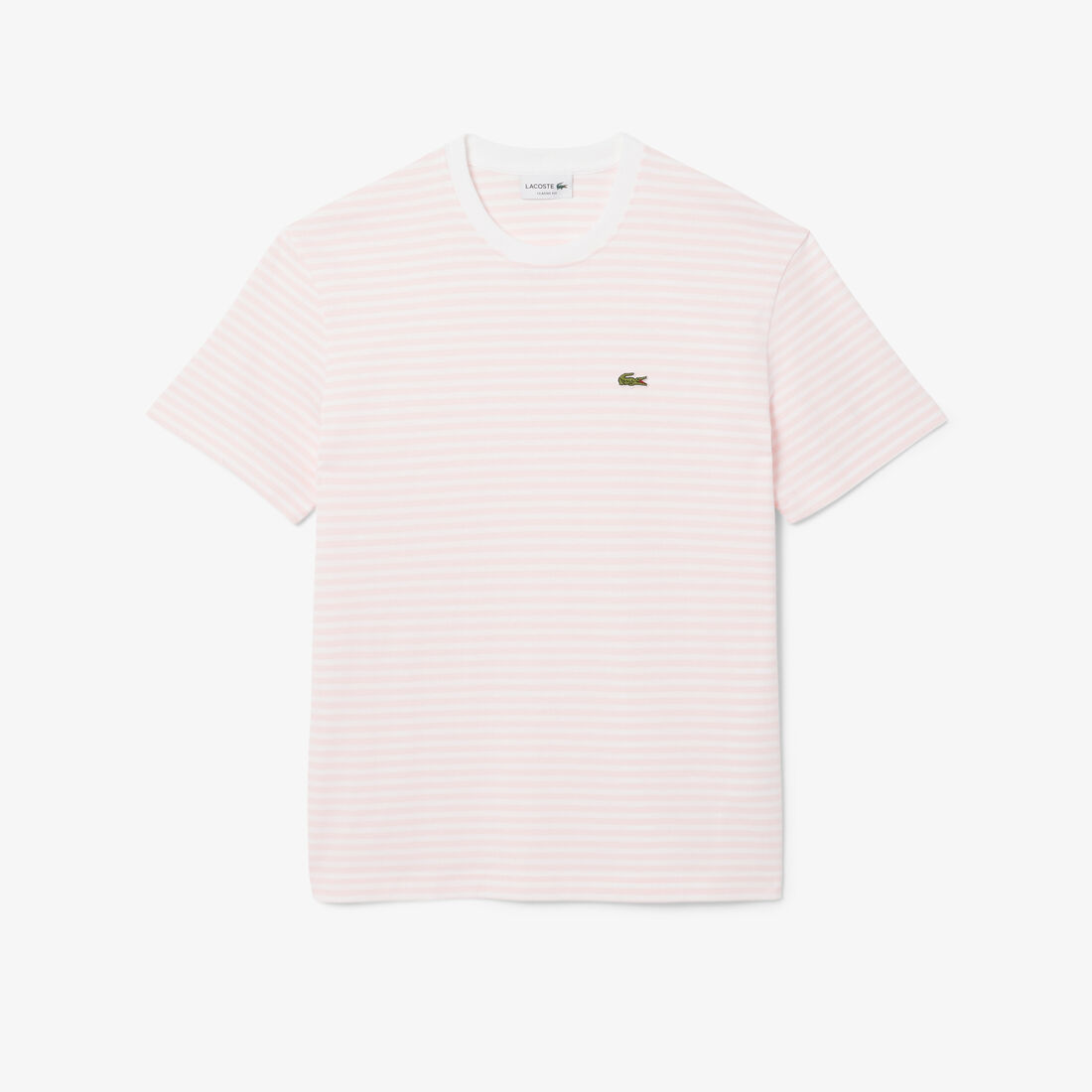 تي شيرت مخطط من القطن الثقيل Striped Heavy Cotton T-shirt - TH9749-00-DHI