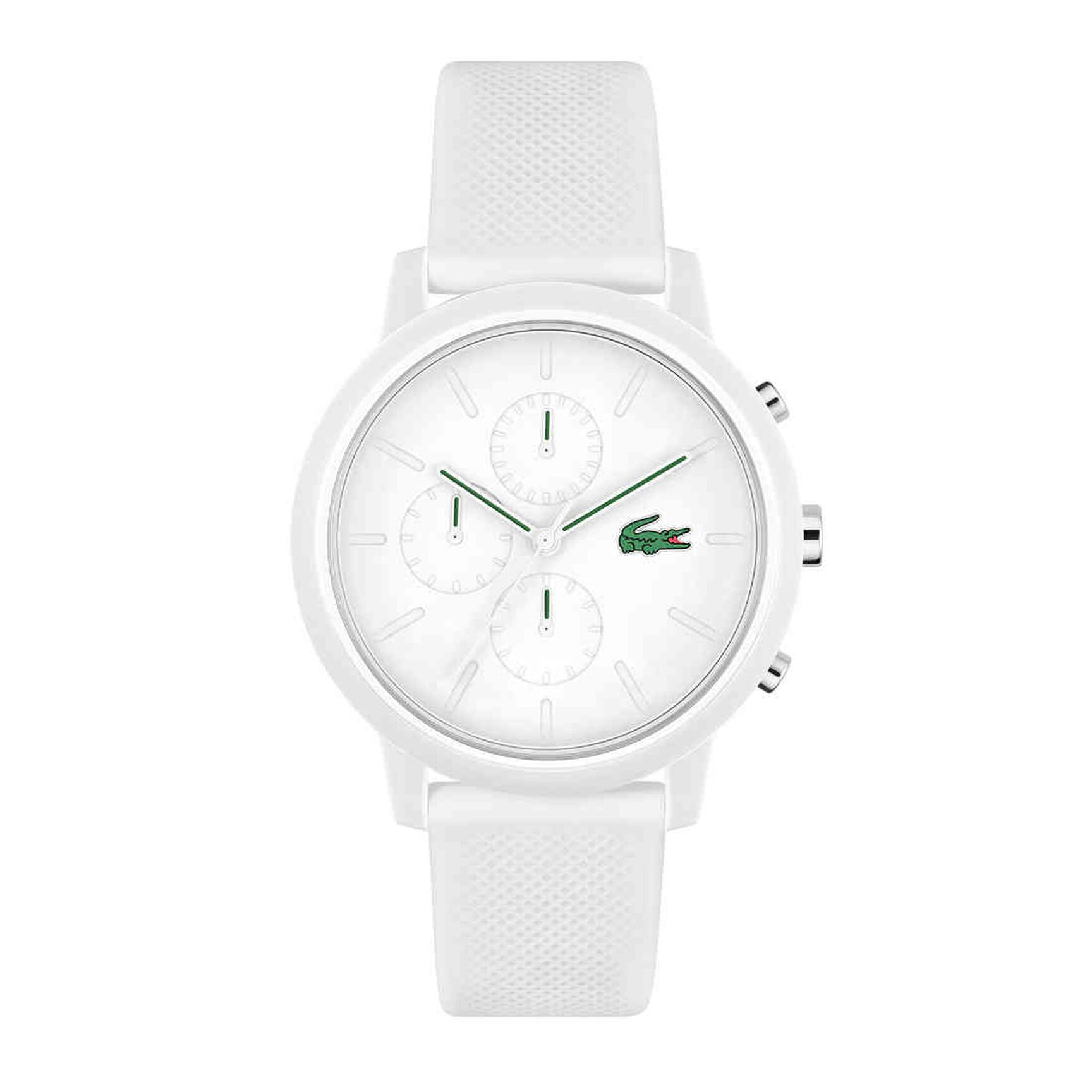 ساعة لاكوست 12.12 كرونو سبورت للرجال Men Lacoste1212 Chrono Sport Watch - 2011246-WHT