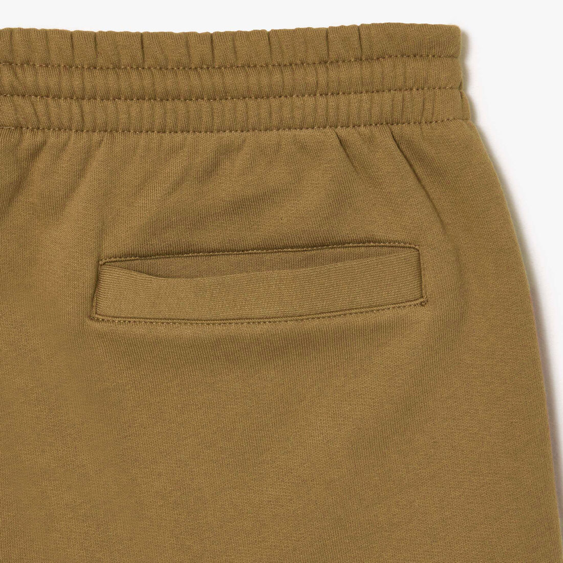 شورت صوف بقصّة عادية Men's Lacoste Organic Brushed Cotton Fleece Jogger Shorts - GH9627-00-SIX