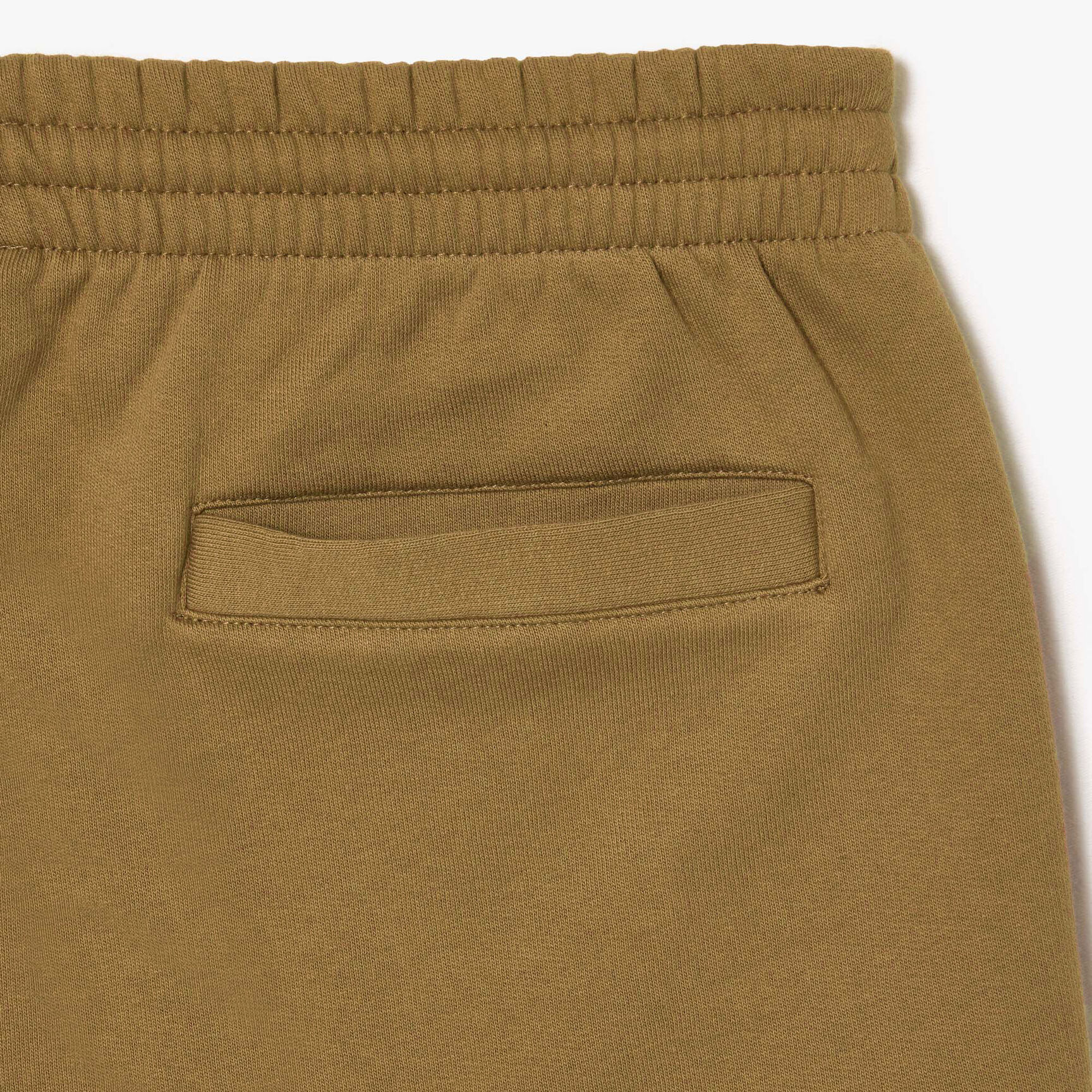 شورت صوف بقصّة عادية Men's Lacoste Organic Brushed Cotton Fleece Jogger Shorts - GH9627-00-SIX