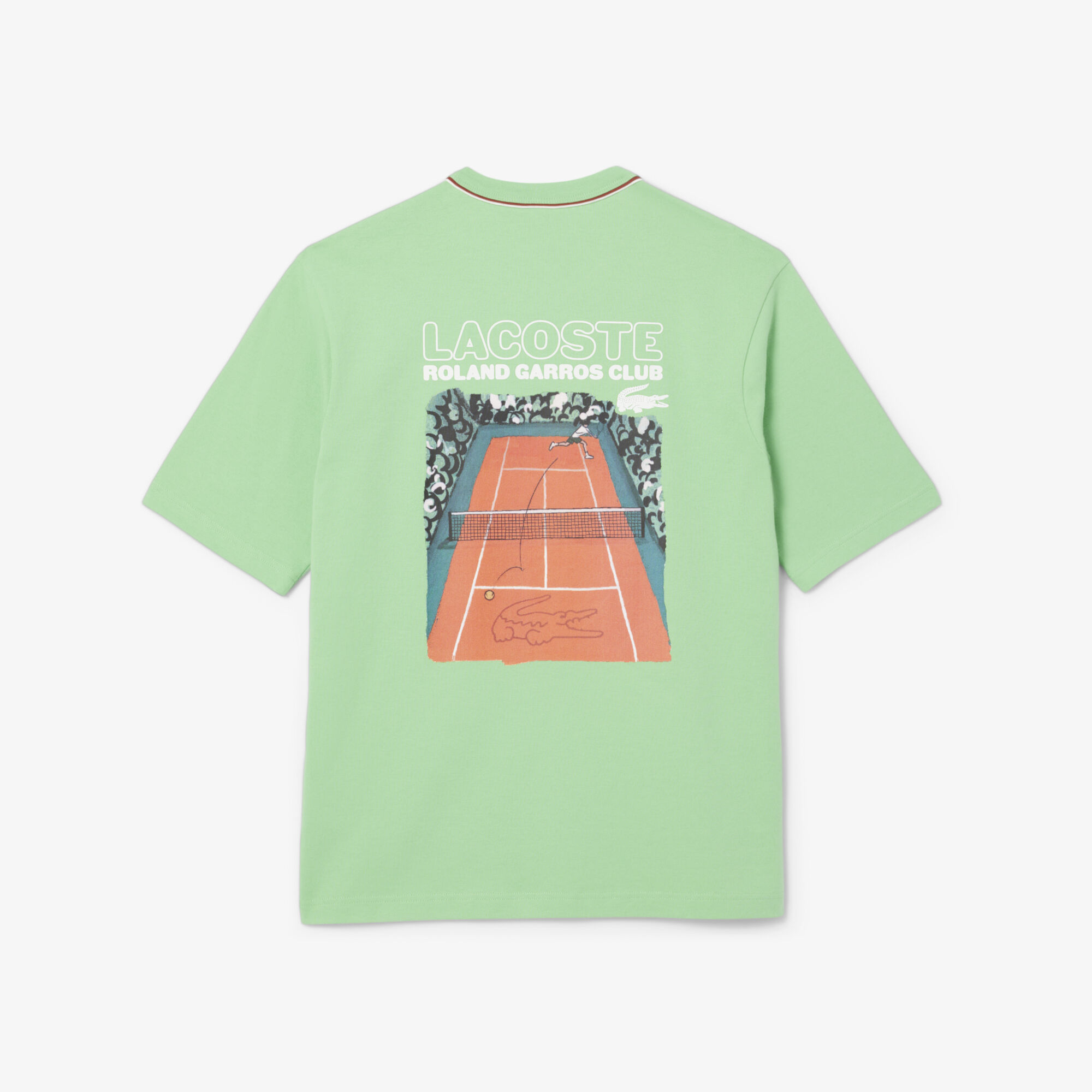 Roland-Garros Edition Jersey T-Shirt, Green | LACOSTE UAE