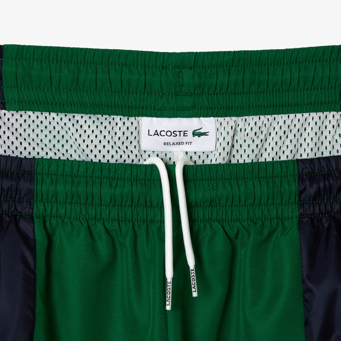 بنطال رياضي بتفاصيل بلون مغاير Mixed Material Colourblock Sportsuit Track Pants - XH1624-00-QIU