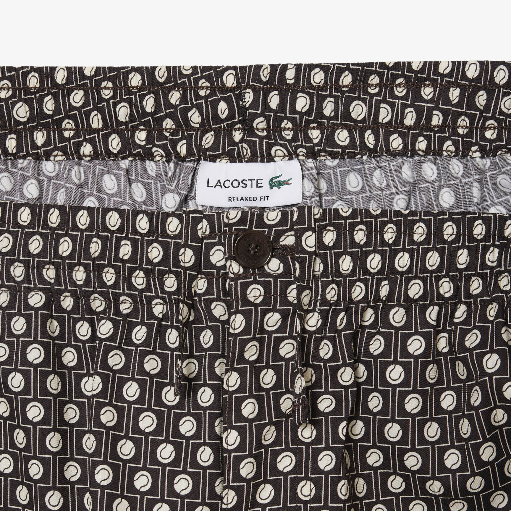 Relaxed Fit Printed Cotton Blend Shorts - GH0748-00-7FI