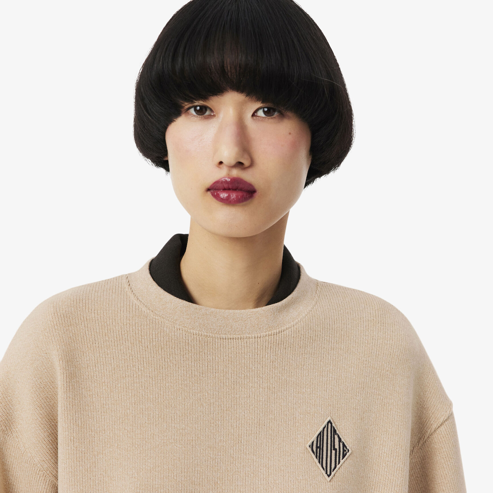 Oversized Interlock Sweatshirt - SF1482-00-4KI