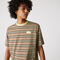 تي شيرت قطني مقلم للجنسين بفتحة رقبة مستديرة وقصة فضفاضة مجموعة Lacoste LIVE لاكوست تي شيرت قطني مقلم للجنسين بفتحة رقبة مستديرة وقصة فضفاضة مجموعة lacoste live