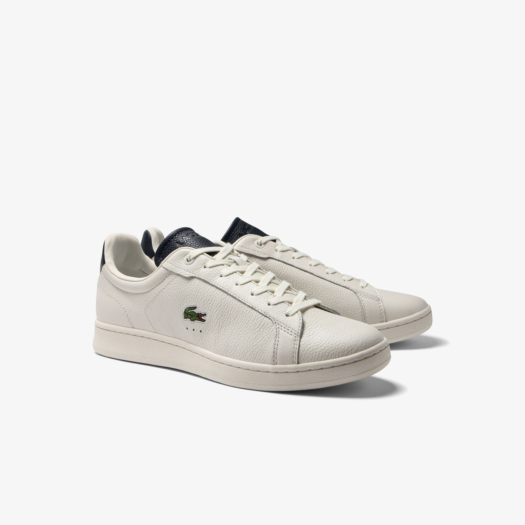 Men's Lacoste Carnaby Pro Leather Tonal Trainers - 45SMA0062-WN1