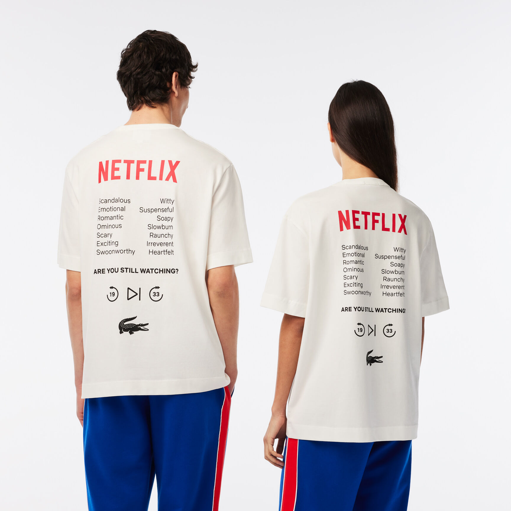 Unisex Lacoste x Netflix Loose Fit Organic Cotton T-shirt Unisex Lacoste x Netflix Loose Fit Organic Cotton T-shirt
