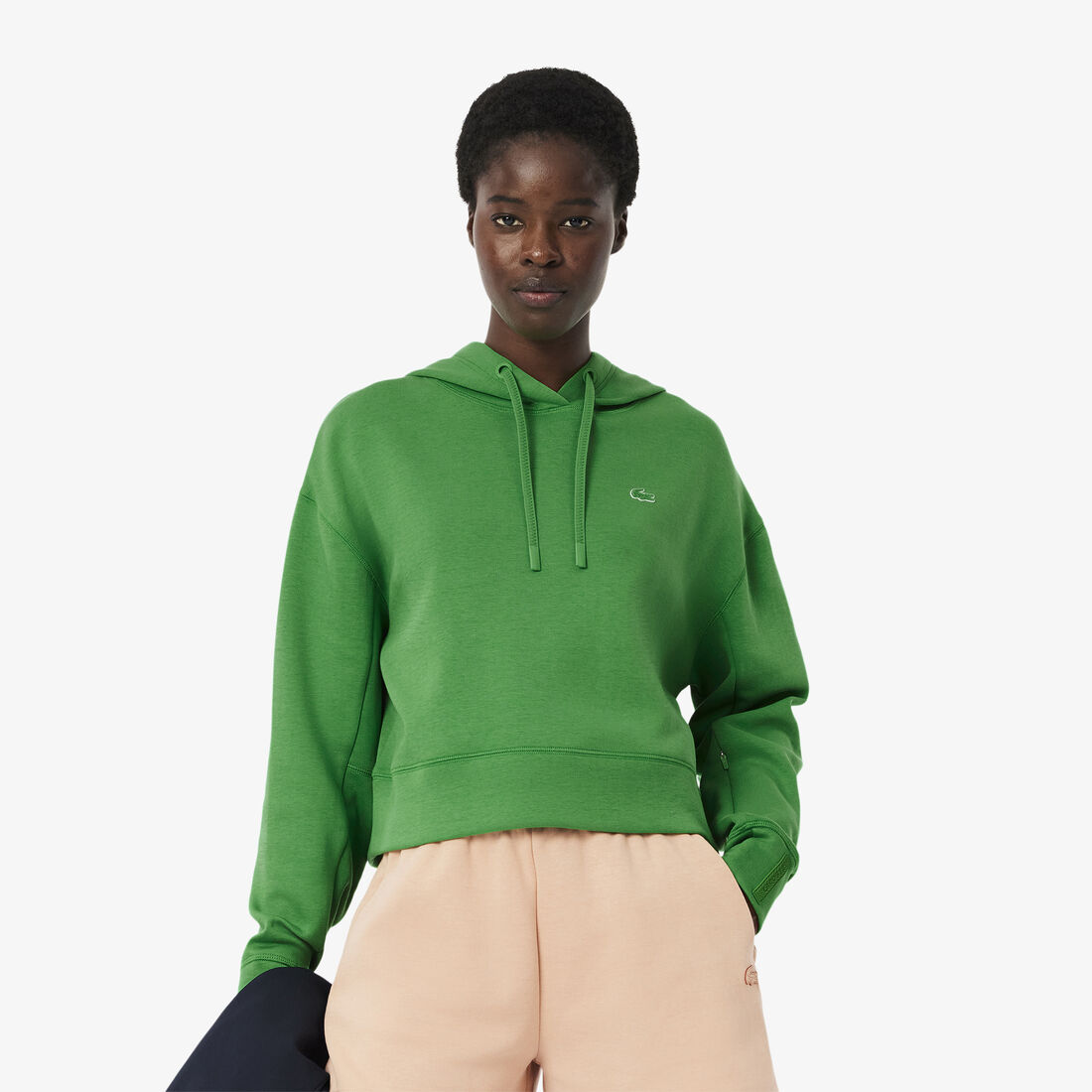 Short Cut Cotton Hoodie - SF0281-00-SIW