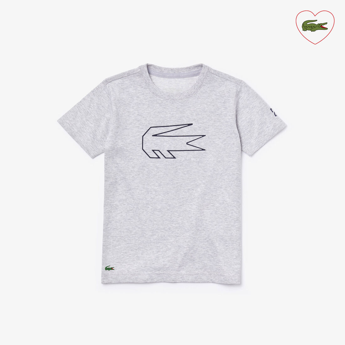 Boys' Lacoste SPORT x Novak Djokovic Crocodile Print T-shirt