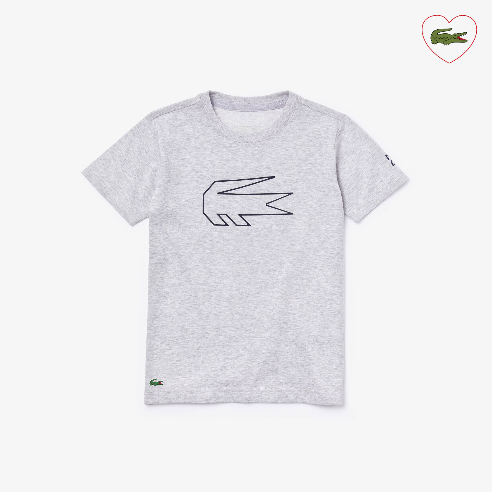 Boys' Lacoste SPORT x Novak Djokovic Crocodile Print T-shirt Boys' Lacoste SPORT x Novak Djokovic Crocodile Print T-shirt