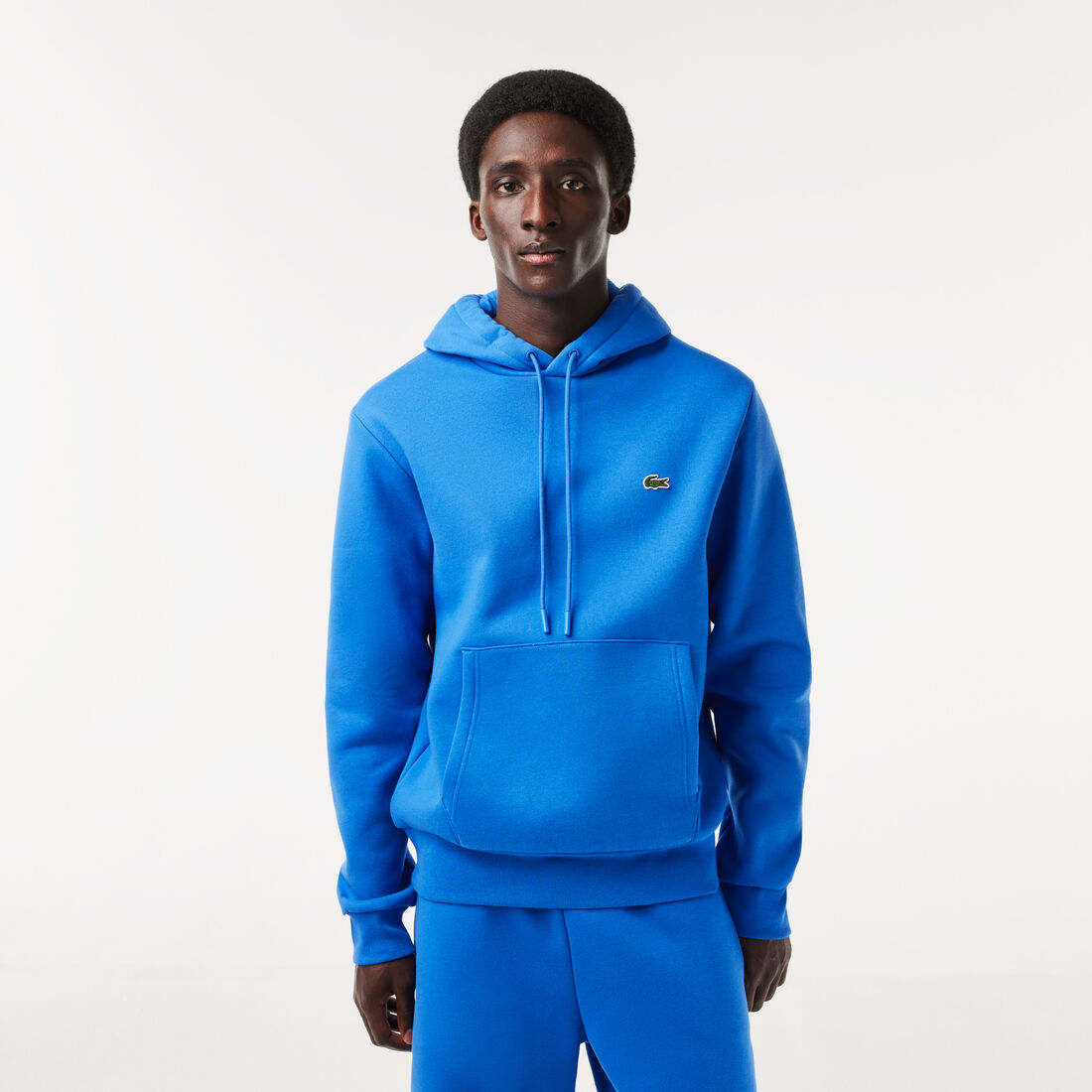 Men's Lacoste Organic Cotton Hooded Jogger Sweatshirt - SH9623-00-SIY