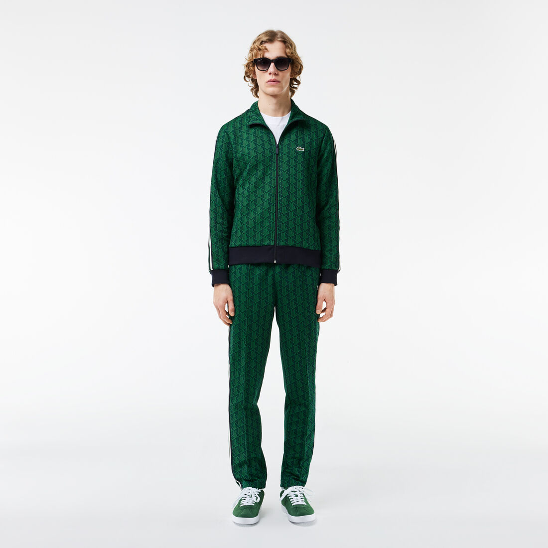 Paris Zip-Up Jacquard Track Jacket Paris Jacquard Monogram Zipped Sweatshirt - SH1368-00-IQ0