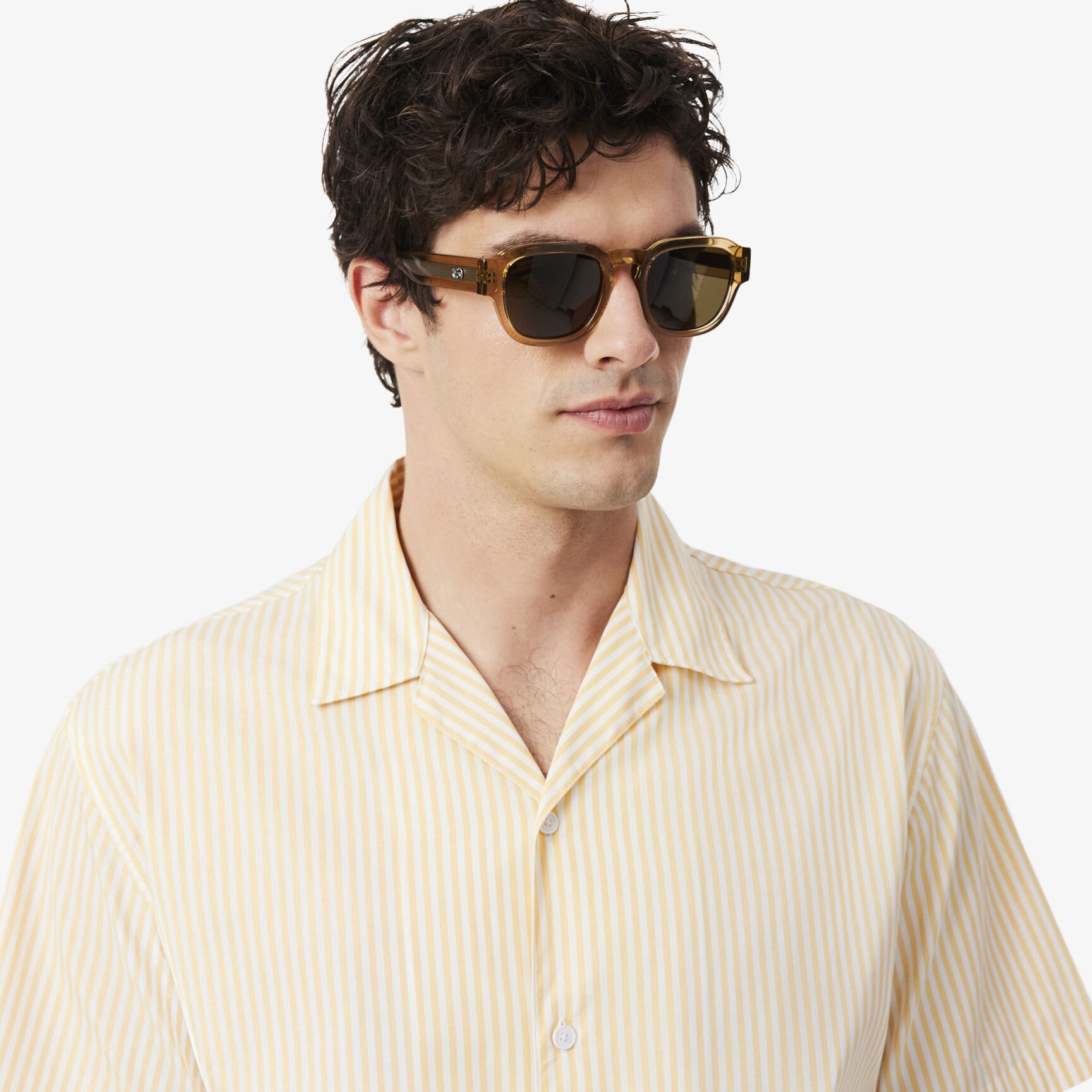 Relaxed Fit Striped Crocodile Shirt - CH1995-00-3IY