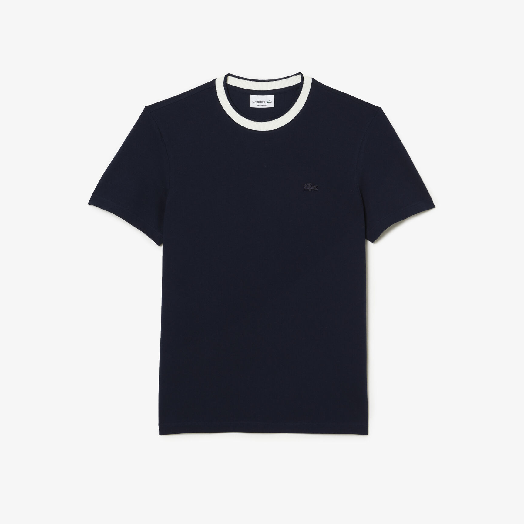 Men's Lacoste Regular Fit Stretch Pique T-shirt Men's Lacoste Regular Fit Stretch Pique T-shirt