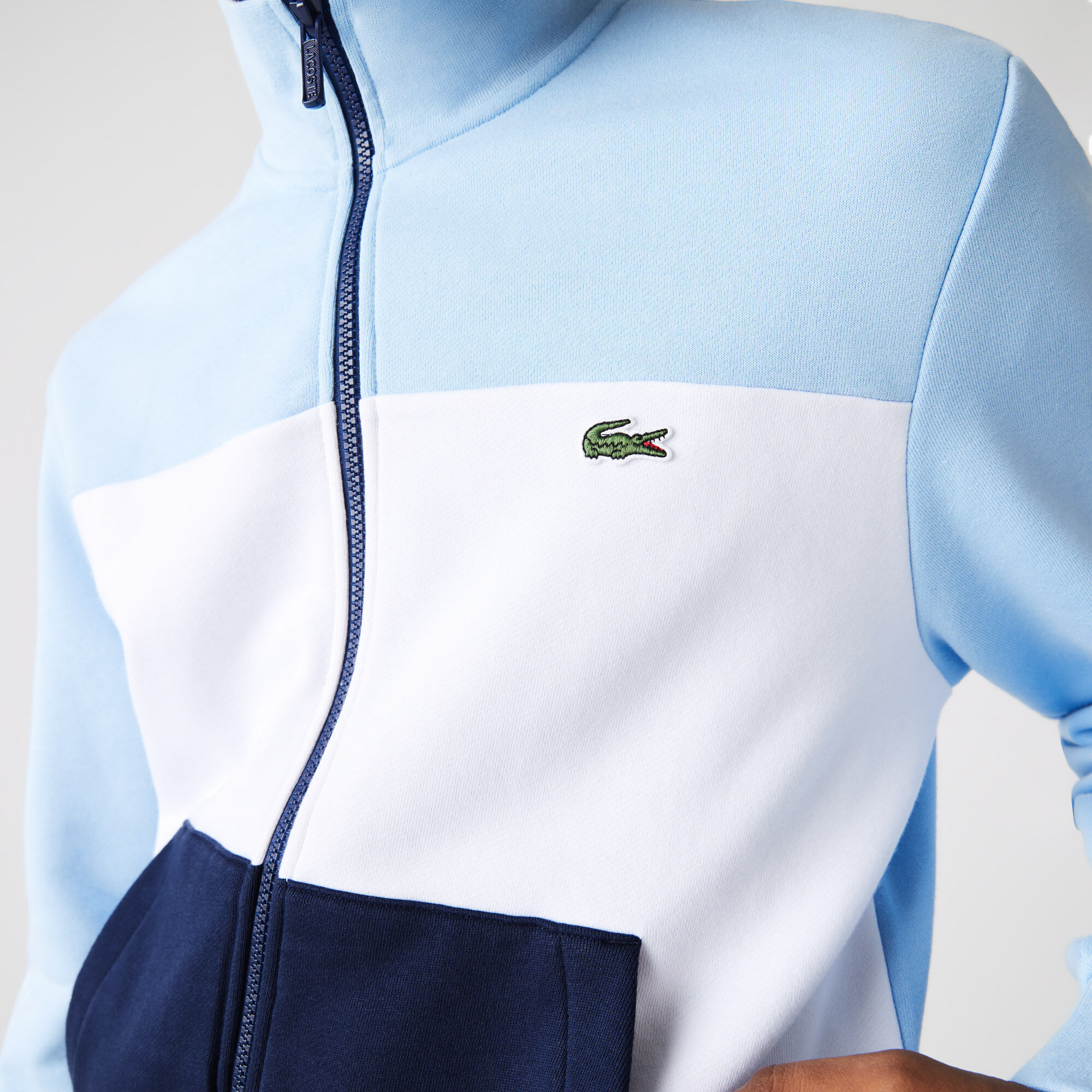 Men's Printed Colorblock Fleece 