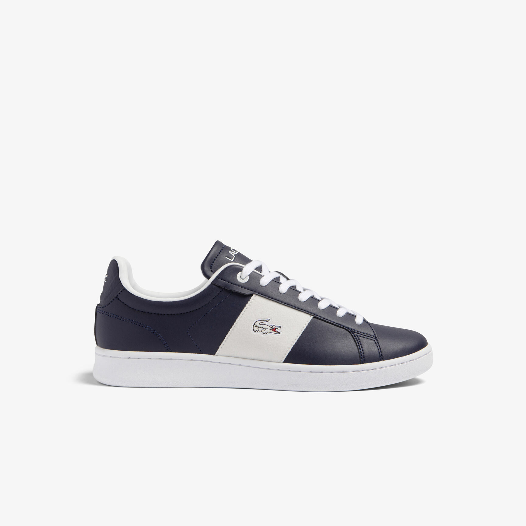 Buy Men's Lacoste Carnaby Pro Leather Colour Contrast Trainers ...