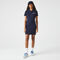 lacoste women s contrast branded two ply jersey polo dress