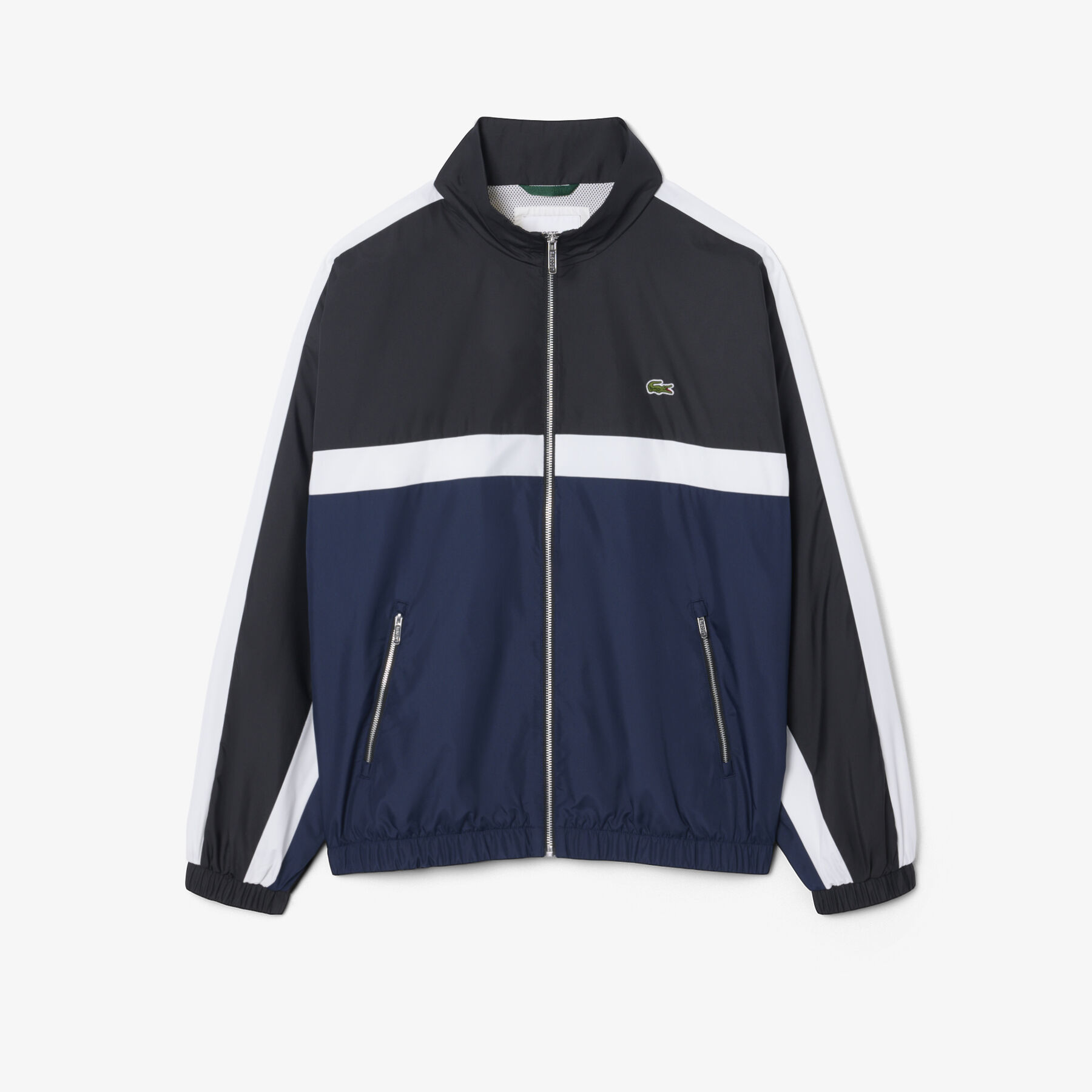 lacoste colour block track jacket