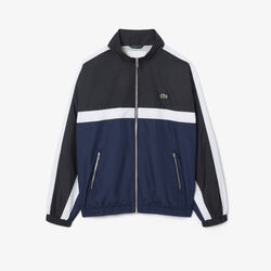 lacoste colour block track jacket